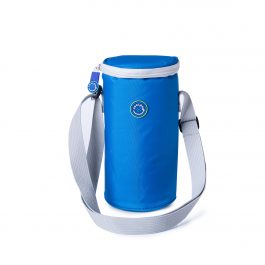 Freezable Small Bottle Cooler Bag - Skydiver Blue / Glacier Grey