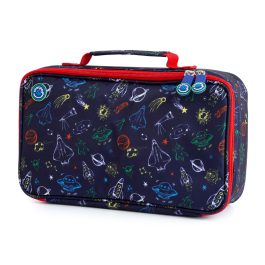 Freezable Rectangular Lunch Cooler Bag - Spaceships