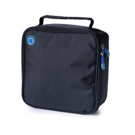 Freezable Square Lunch Cooler Bag -  Black