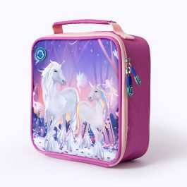 Freezable Square Lunch Cooler Bag - Unicorn